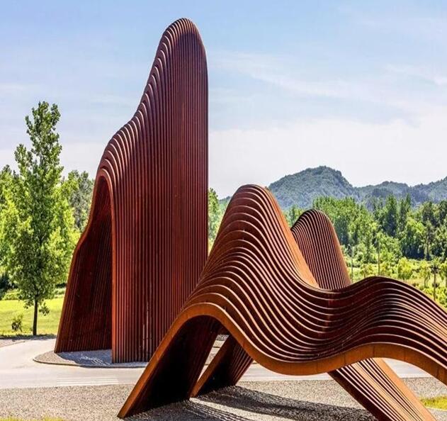 西峡锈钢板造型